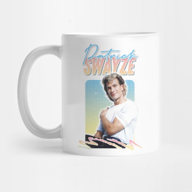 Patrick Swayze ∆ 90s Styled Retro Fan Design by DankFutura